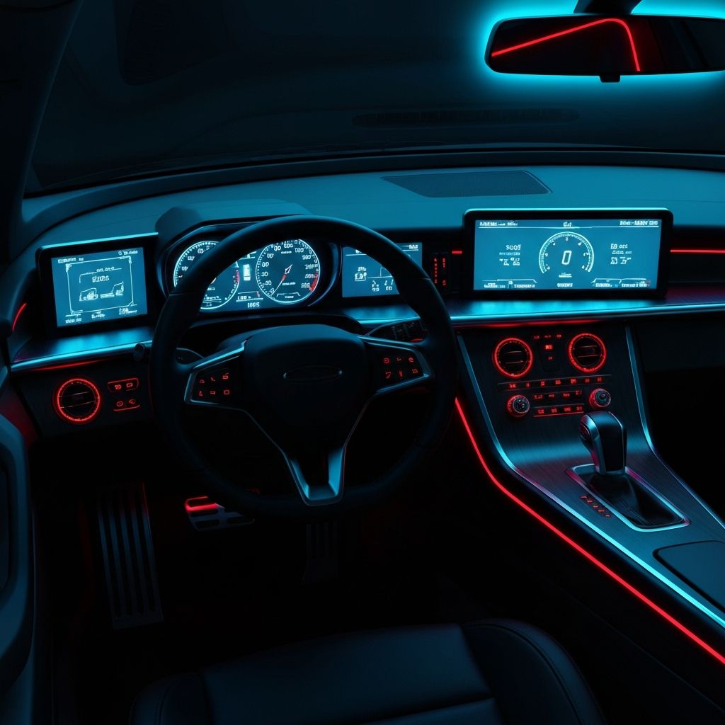 Neon Cockpit Dashboard